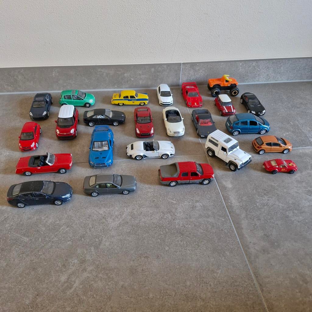 Modelauto's van verschillende merken en maten Welly, Burago, Ophalen of Verzenden
