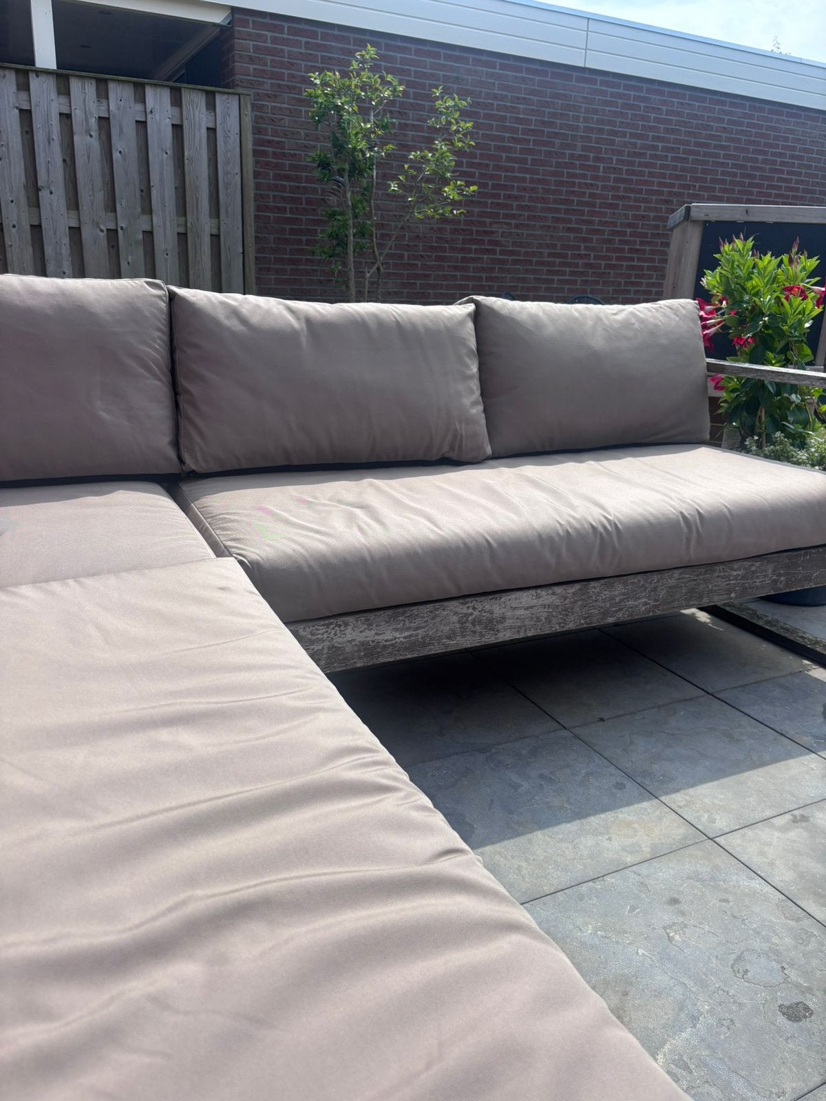 6 meter stof Olefin voor tuinbank / tuinstoelen, Ophalen, Nieuw
