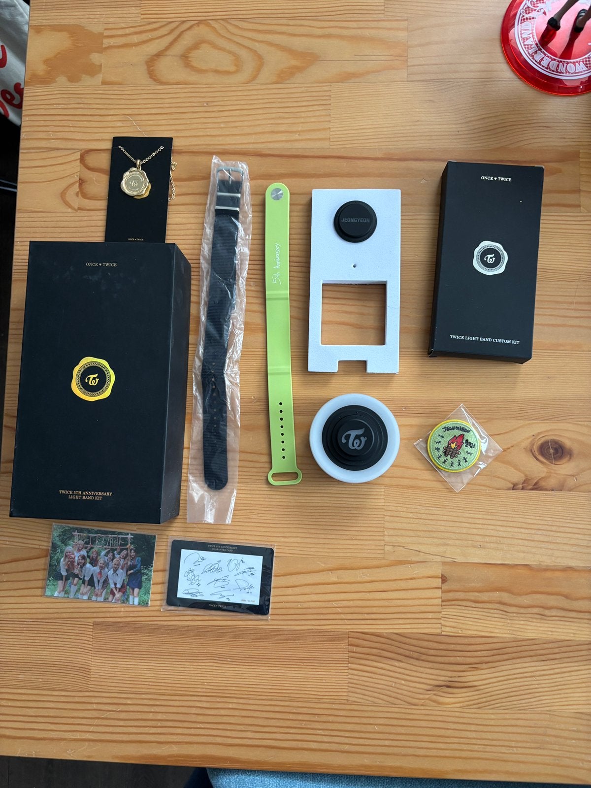 Twice kpop lightband lightstick 5th anniversary officieel, Verzenden, Zo goed als nieuw