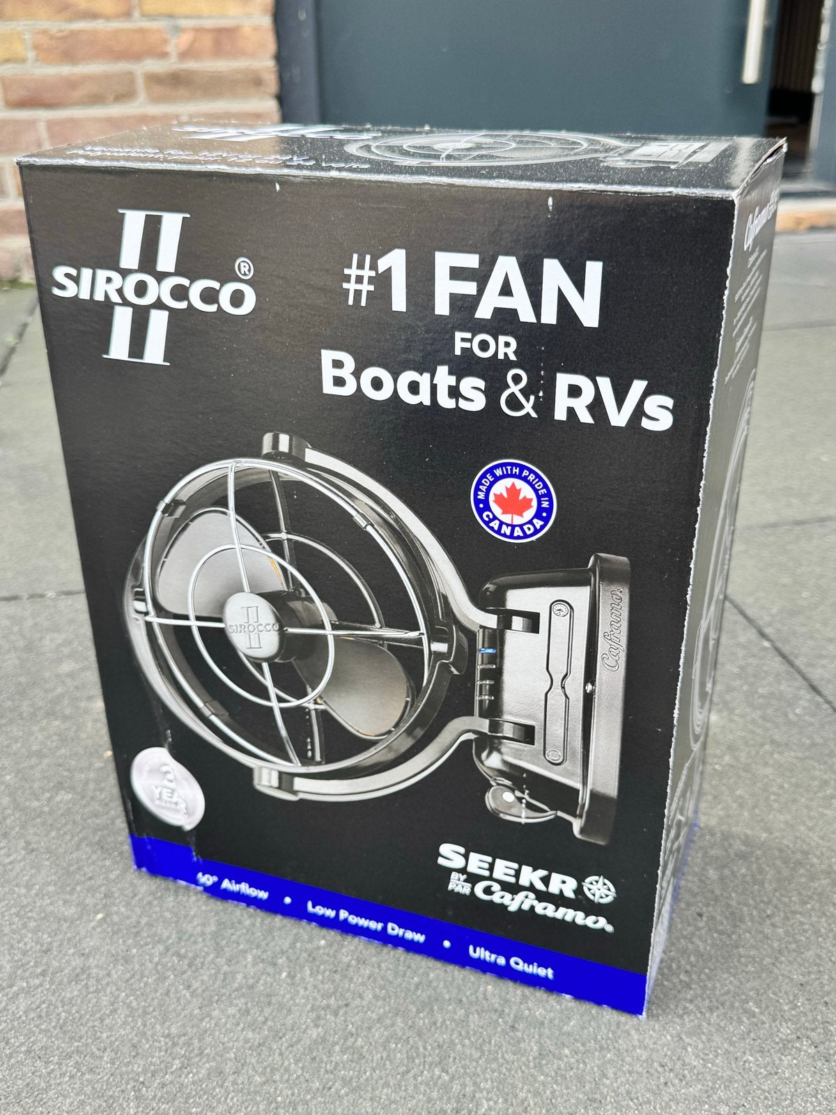Sirocco II Ventilator voor Boten & Campers - Nieuw in Doos, Ophalen of Verzenden, Nieuw, Binnenverlichting