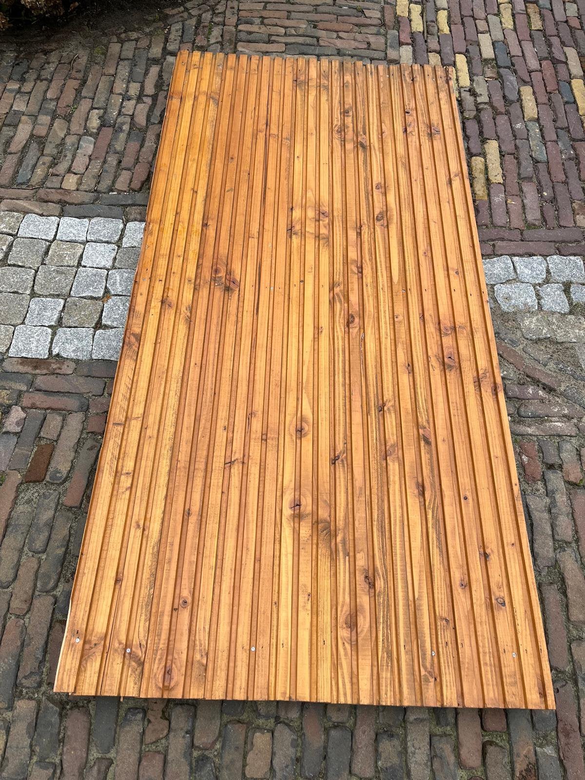 Douglas schuurdeur / tuindeur 210cm bij 100cm, Ophalen, Zo goed als nieuw, Hout