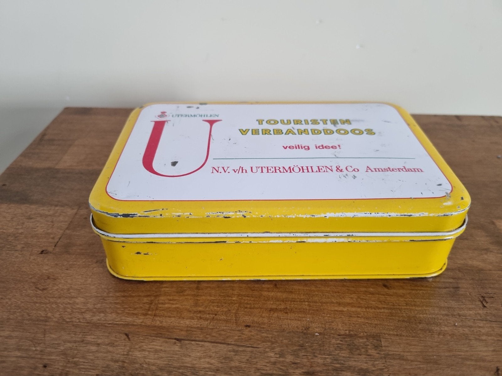 Oude metalen verbanddoos, Ophalen of Verzenden, Gebruikt, Overige