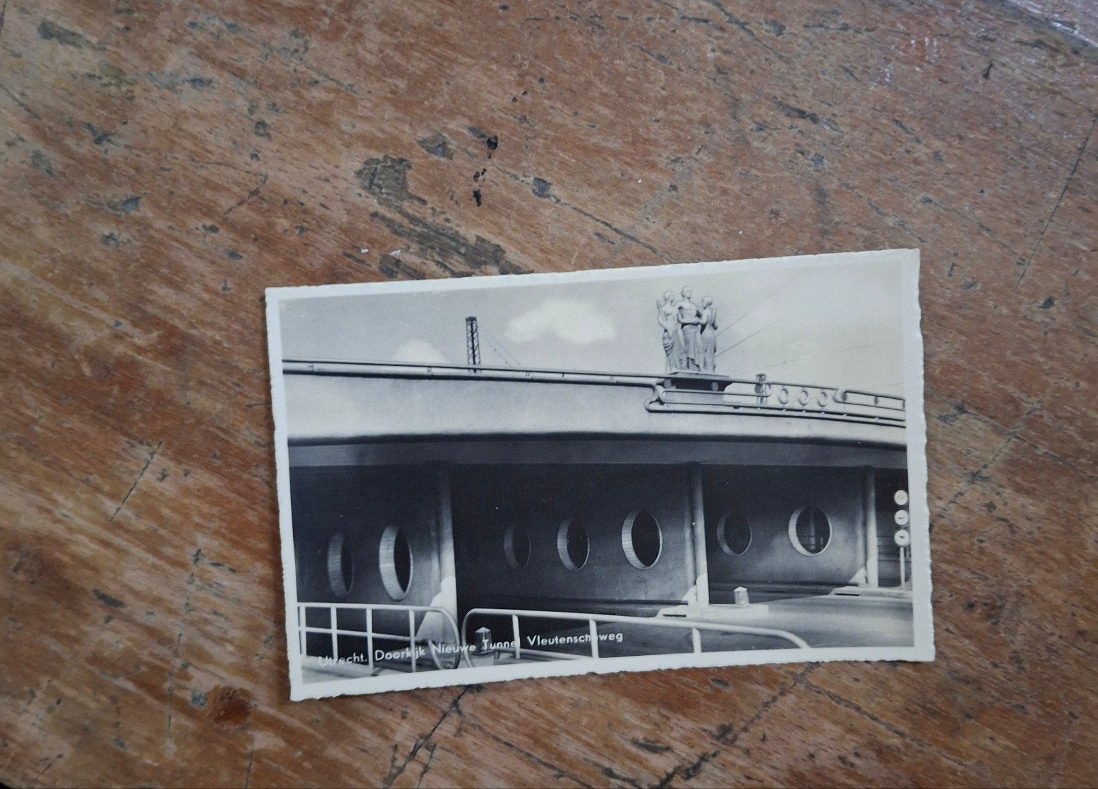 Zeldzame ansichtkaart: Utrecht, Nieuwe Tunnel Vleutenseweg, Ophalen of Verzenden, 1920 tot 1940, Gelopen, Utrecht