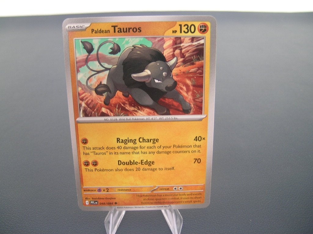 Paldean Tauros 048/094, Ophalen of Verzenden, Zo goed als nieuw, Losse kaart