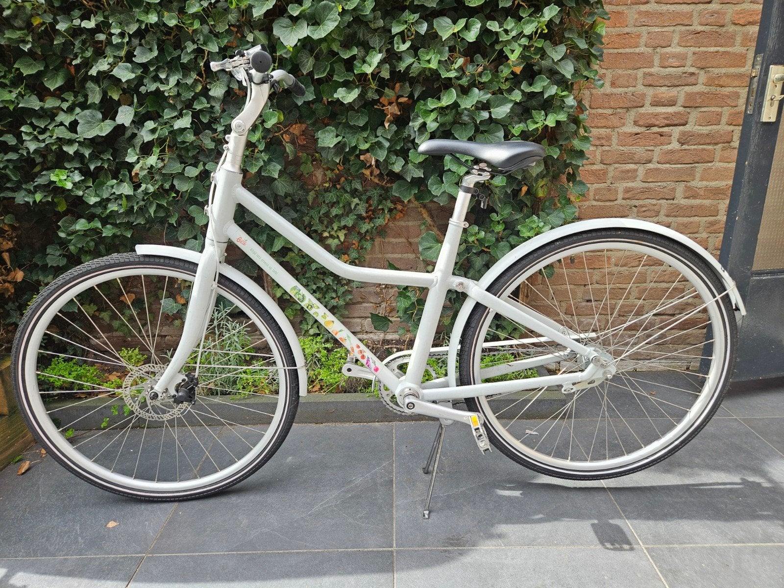 Lichte stadsfiets met schijfremmen, Gebruikt, Versnellingen, 50 tot 53 cm, Schijfrem