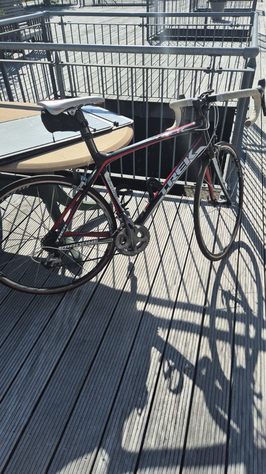 Trek Madone racefiets - Carbon frame, Shimano Ultegra, Fietsen en Brommers, Fietsen | Racefietsen, Ophalen, Gebruikt, Carbon, Velgrem