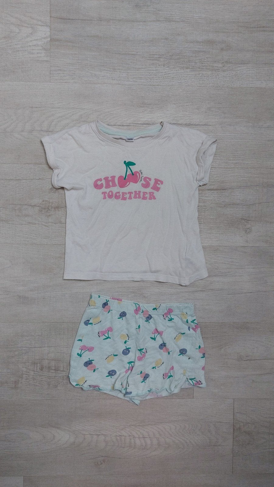 Shortama maat 110/116, Gebruikt, Meisje, Ophalen of Verzenden, Nacht- of Onderkleding