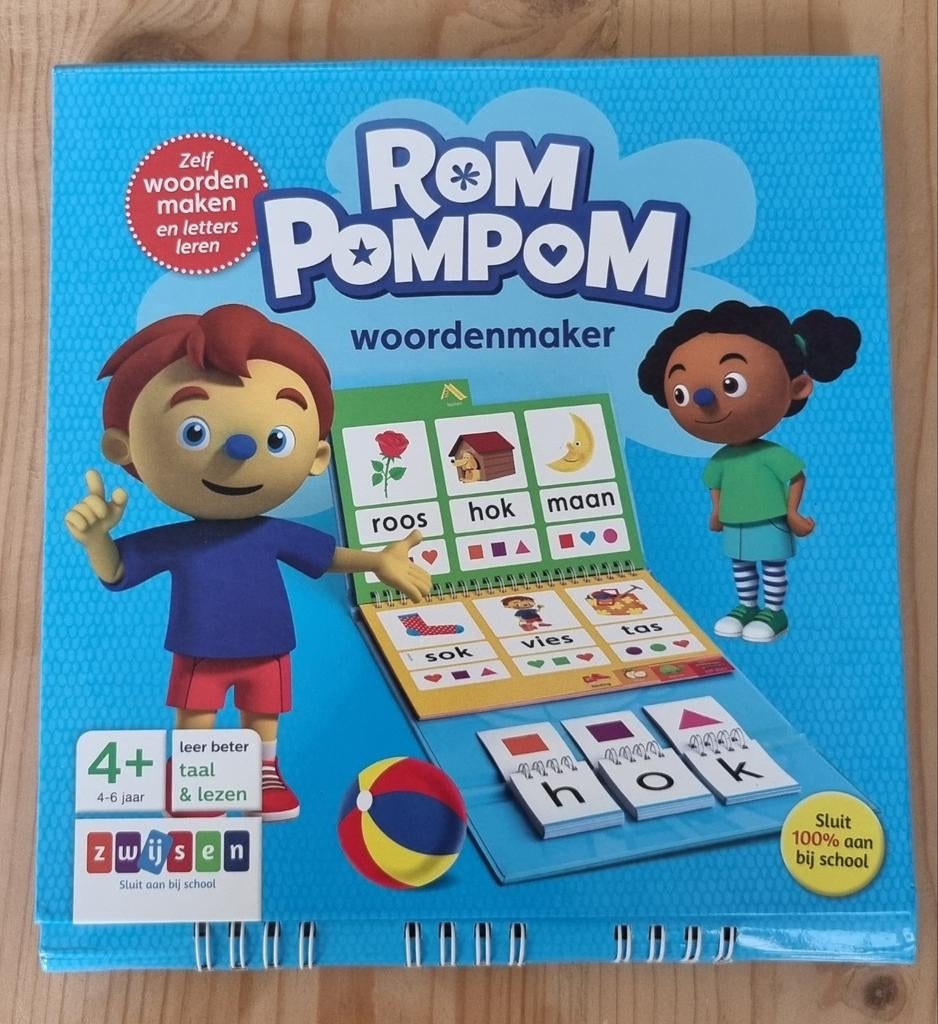 RomPoMPoM woordenmaker, Kinderen en Baby's, Speelgoed | Educatief en Creatief, Ophalen of Verzenden, Zo goed als nieuw, Taal en Lezen