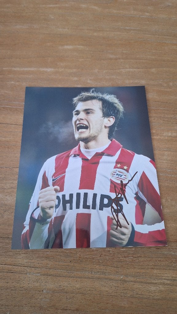Foto 20x25 cm met handtekening; Danko Lazovic # PSV, Ophalen of Verzenden, Nieuw, PSV, Overige typen