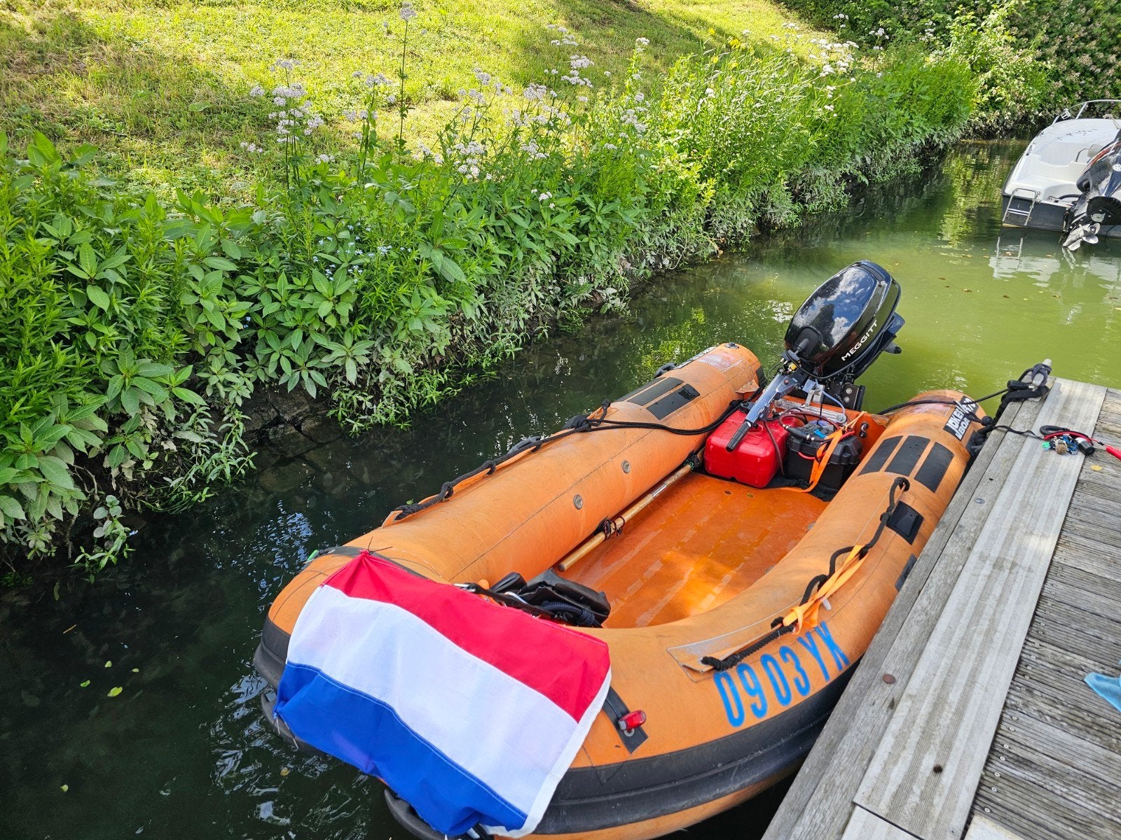 70km/u Hypalon Rib 370 40pk kortstaart bigtiller jackplate, Ophalen of Verzenden, Overige typen