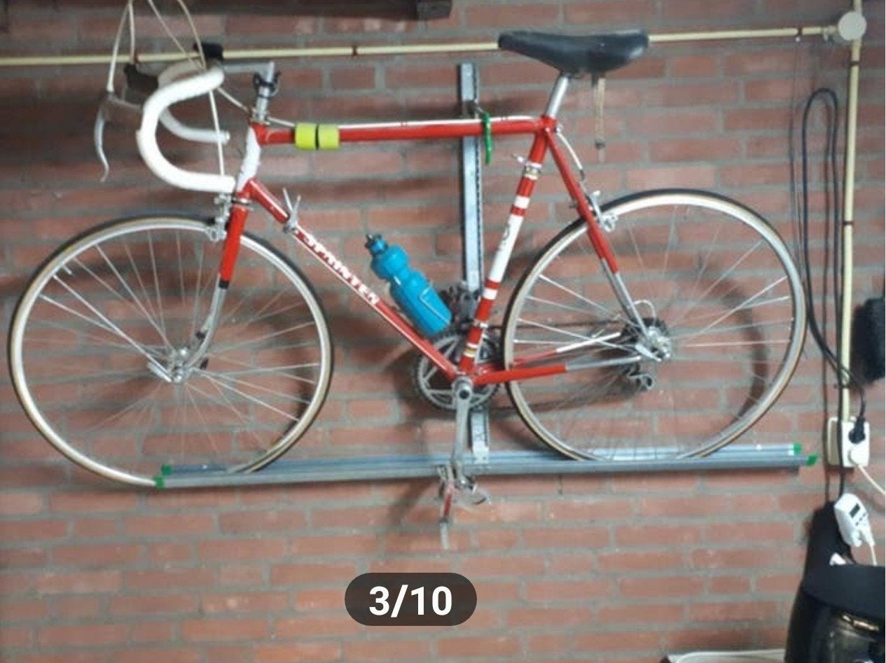 fietsen ophangbeugel, Ophalen
