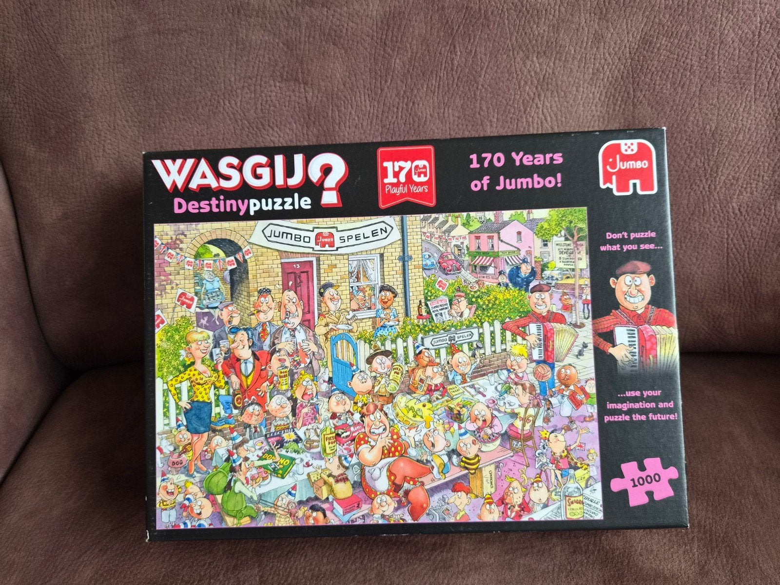 5 Wasgij puzzles, Ophalen of Verzenden, 500 t/m 1500 stukjes, Zo goed als nieuw, Legpuzzel