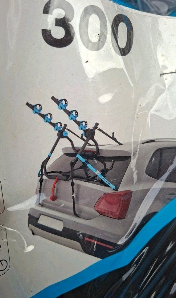 B'TWIN 300 Achterklepdrager voor fietsen, Auto diversen, Fietsendragers, Ophalen, 2 fietsen, Gebruikt, Achterklepdrager