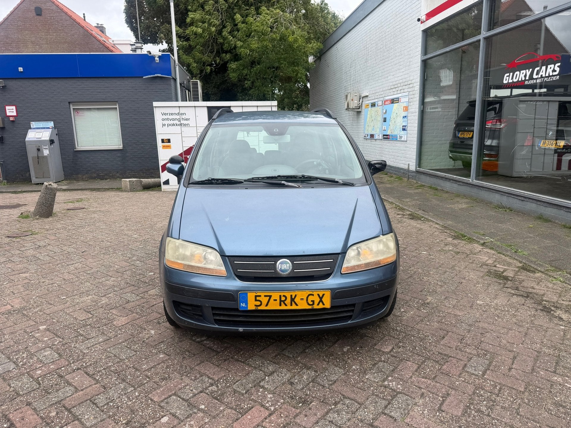 Fiat Idea 1.4-16V Dynamic Plus AUTOMAAT-EL.RAMEN, Auto's, Voorwielaandrijving, Stof, Gebruikt, Bedrijf