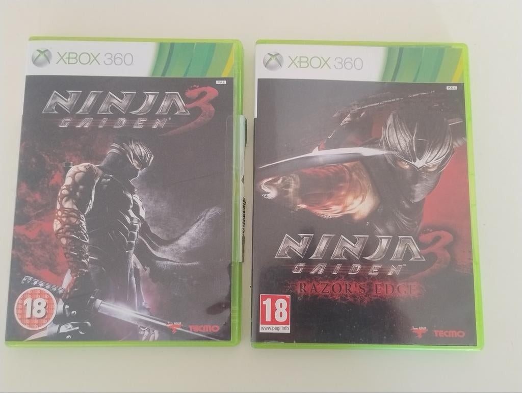 Ninja Gaiden 3 & Razor's Edge Xbox 360, 1 speler, Ophalen of Verzenden, Vechten, Vanaf 18 jaar