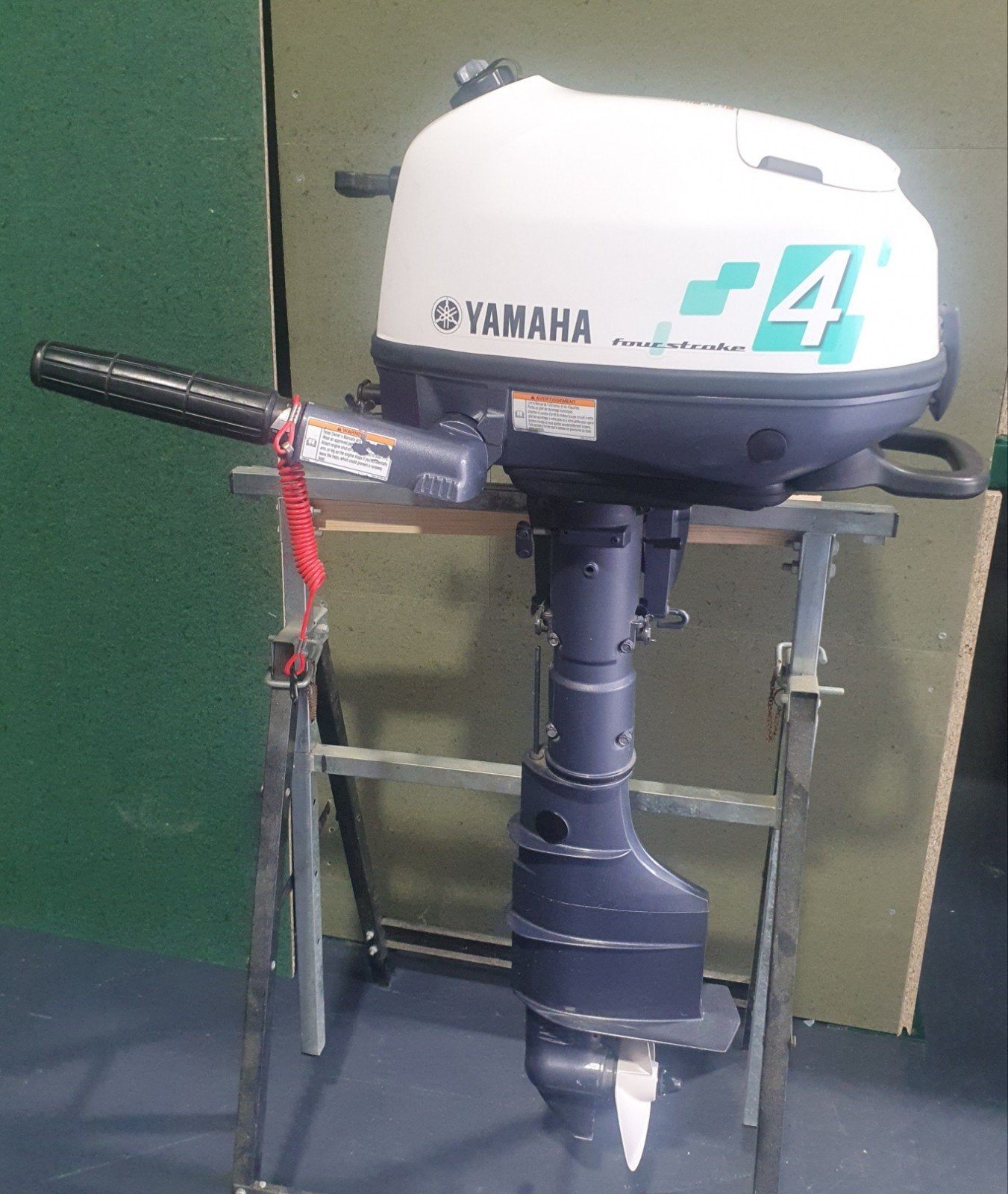 Yamaha 4 pk 4 takt langstaart buitenboordmotor, Watersport en Boten, Buiten- en Binnenboordmotoren, Ophalen, Gebruikt, Minder dan 5 pk