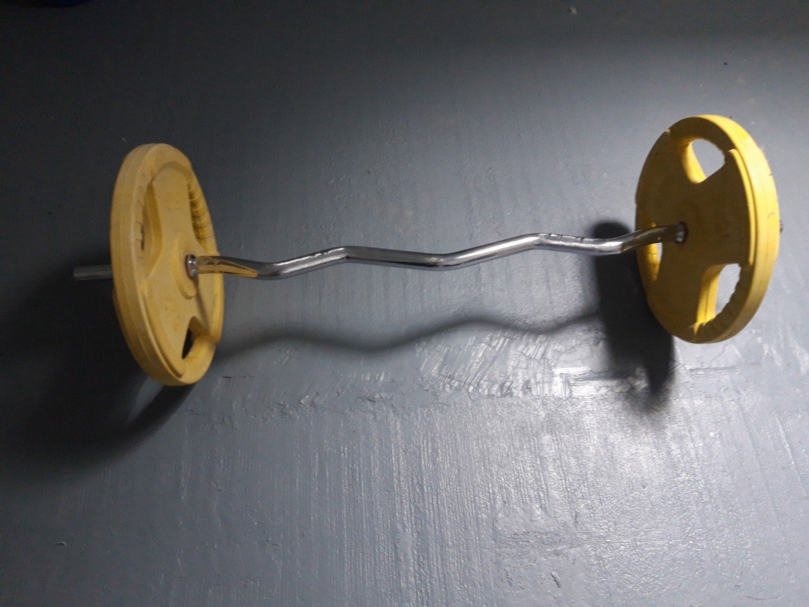 Halter met twee gewichten à 15kg, Ophalen, Halterset