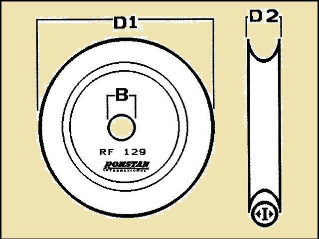 65932129 Ronstan kunststof schijf voor touw. Ø 28 mm. € 2,00, Ophalen of Verzenden, Nieuw, Lijn of Blok