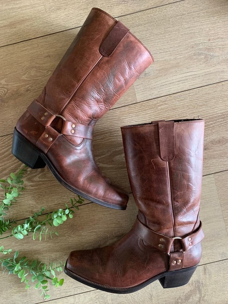 Denver boots 44 western boots bohemian laarzen, -, Boots, Ophalen of Verzenden, Zo goed als nieuw