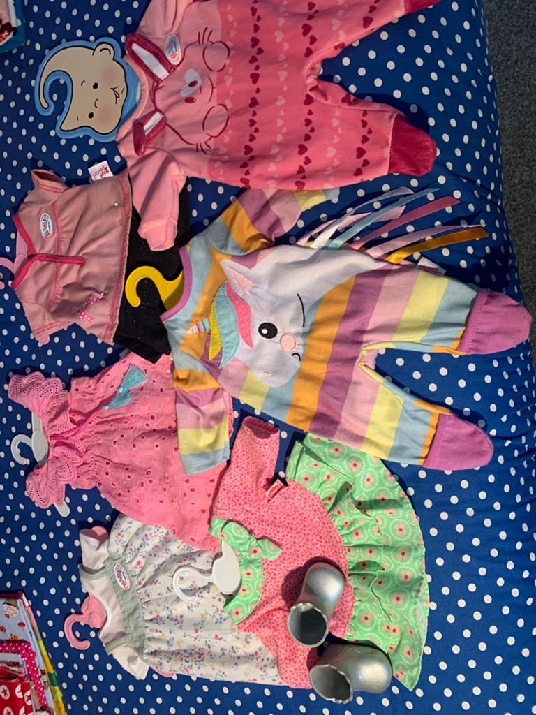 Bany Born poppen kleertjes pakket, Ophalen of Verzenden, Zo goed als nieuw, Babypop