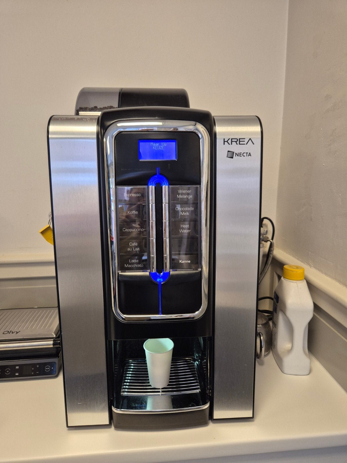 Necta Krea Koffiemachine - Professionele Kwaliteit, Ophalen, Gebruikt, 10 kopjes of meer, Koffiemachine