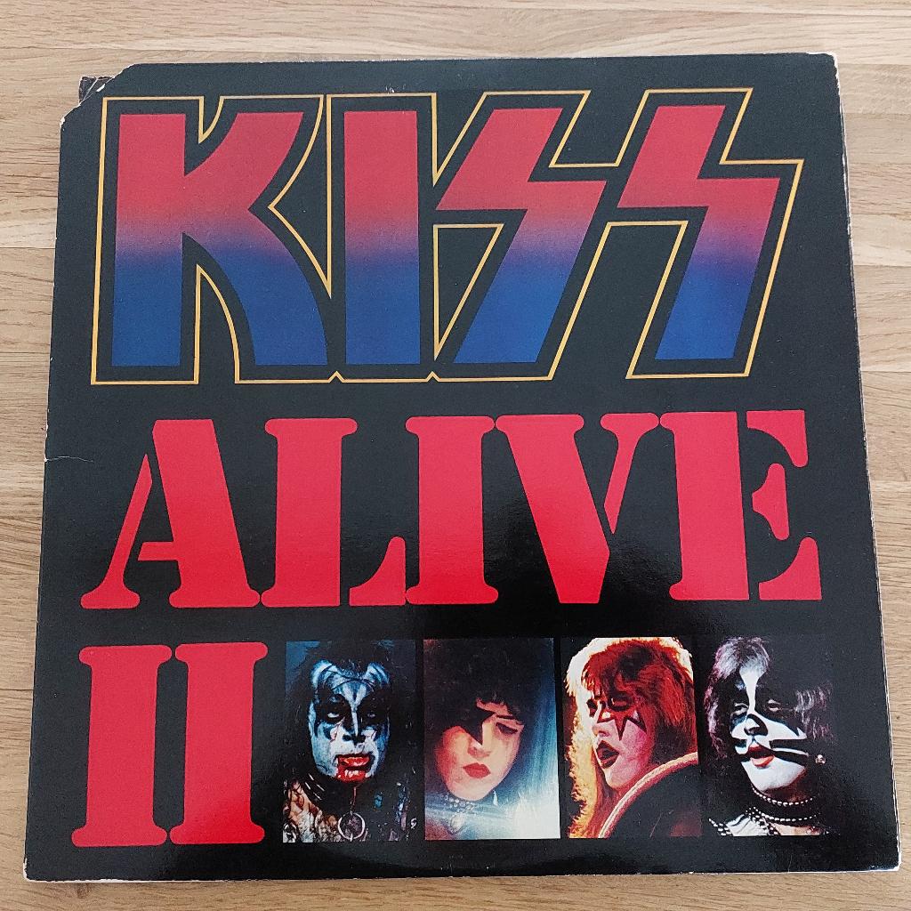 2LP Kiss – Alive II, US MISPRINT!!!!!, Ophalen of Verzenden, Gebruikt