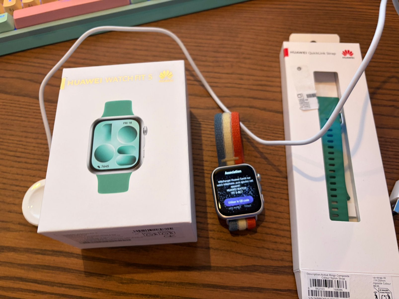 Huawei Watch Fit 5 - Zo goed als nieuw, Zwart, Ophalen of Verzenden, Zo goed als nieuw, Waterdicht