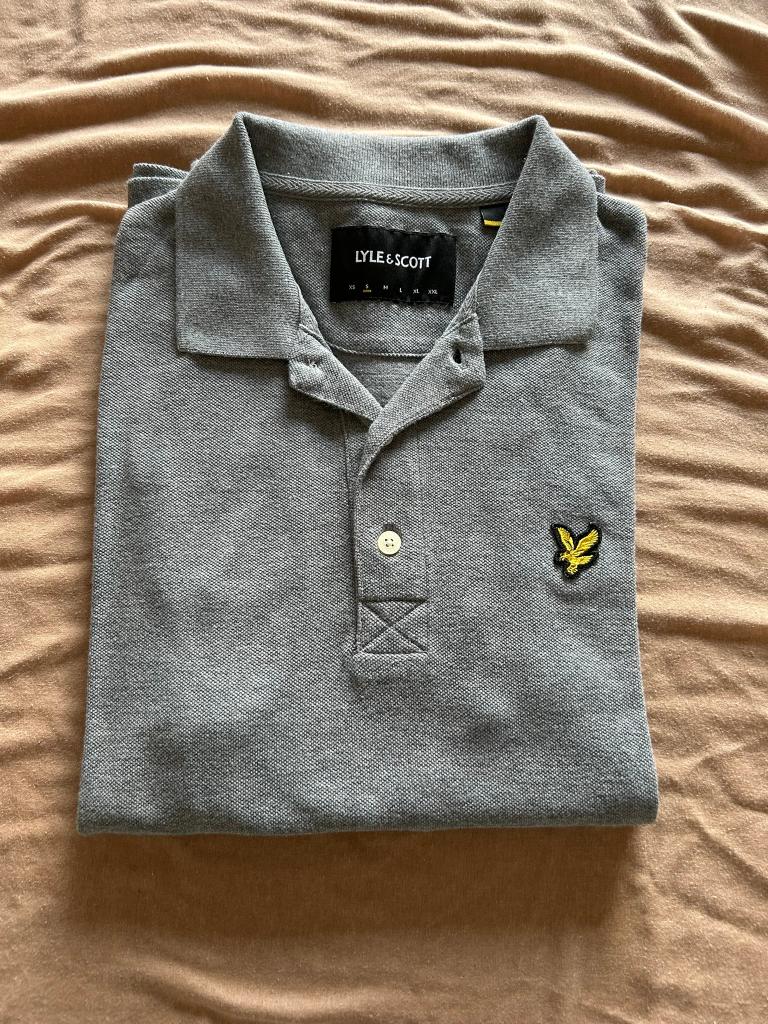 Lyle en Scott Poloshirt, Kleding | Heren, Ophalen of Verzenden, Zo goed als nieuw, Grijs, Lyle & Scott
