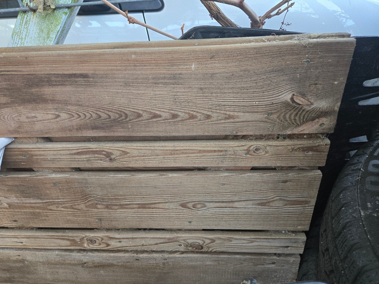 Houten tuindeur, Tuin en Terras, Tuinpoorten, Ophalen of Verzenden