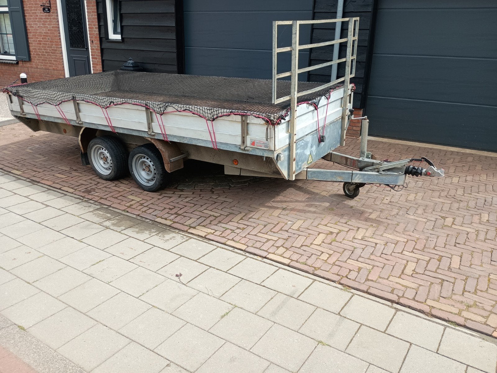 te koop  2700 kg plateauaanhangwagen 4x180, Auto diversen, Aanhangers en Bagagewagens, Ophalen