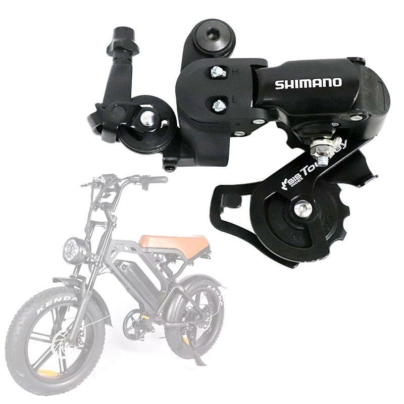 Nieuwe SHIMANO achterderailleur voor Fatbike V8, Verzenden, Nieuw, Elektrische fiets, Derailleur of Ketting
