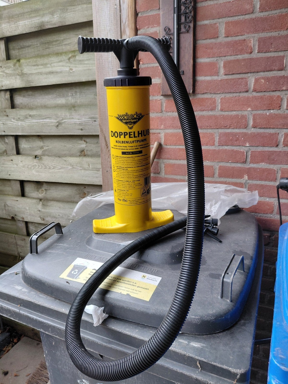 Wehncke Dubbelslag Kolbenluchtpomp, Ophalen of Verzenden