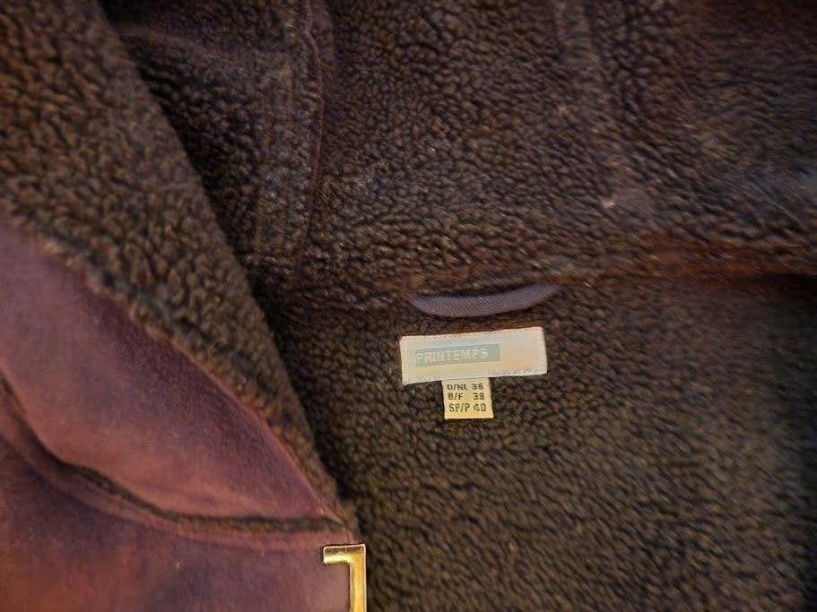 suède look jas met capuchon en teddy voering, Ophalen of Verzenden, Zo goed als nieuw, Maat 38/40 (M), Zwart