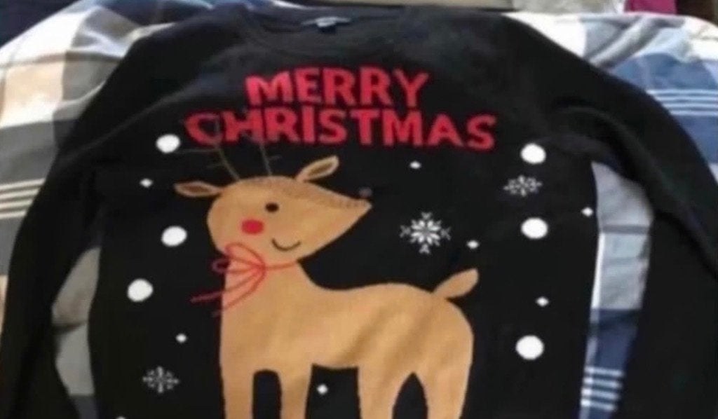 Kerst trui kerst met rendier in maat M, Ophalen, Nieuw