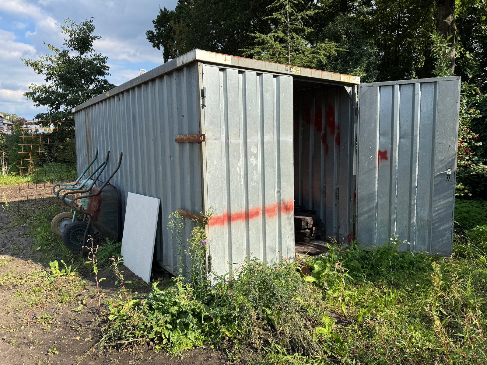 Opslagcontainer opslag container, Doe-het-zelf en Verbouw, Ophalen, Gebruikt