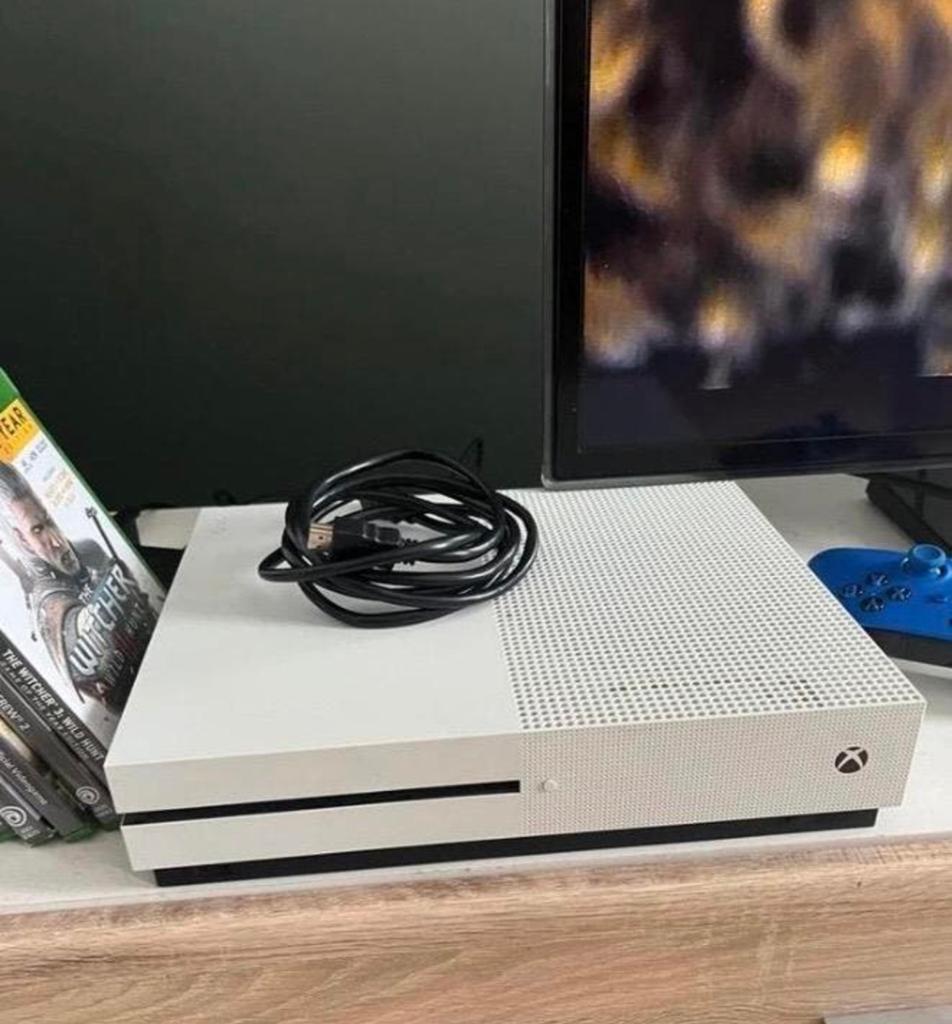 Xbox One S 1TB met controller en games, Spelcomputers en Games, Spelcomputers | Xbox One, Met games, Xbox One S, Ophalen of Verzenden