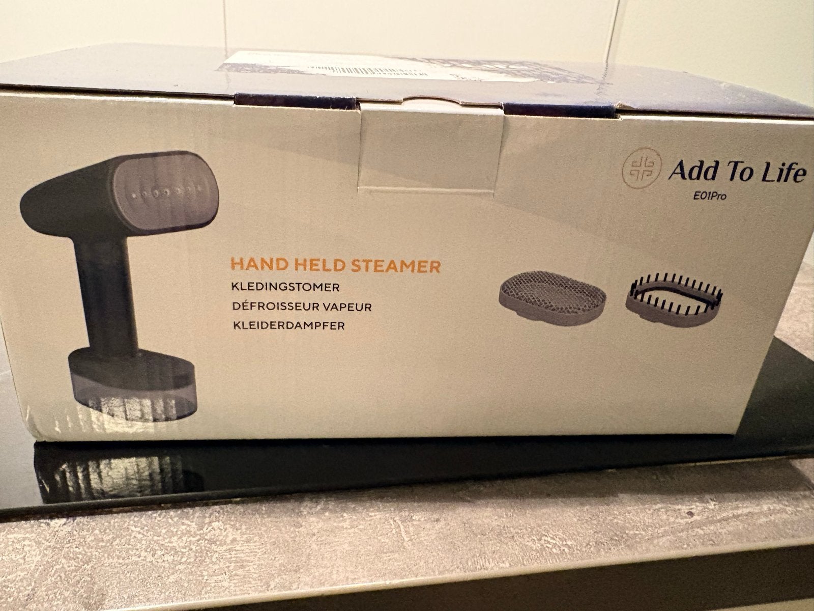 Nieuwe Handheld Kledingstomer - Add To Life E01Pro, Witgoed en Apparatuur, Ophalen, Nieuw, Draadloos strijkijzer