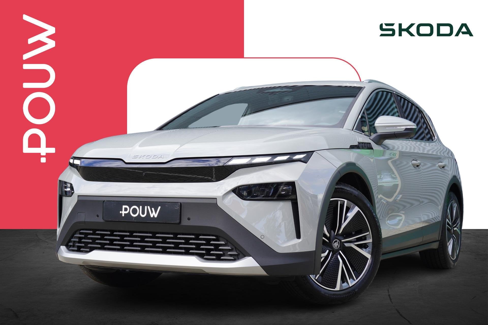 Skoda Elroq 85 286pk Business Edition | 20" Velgen | Trekhaa, 12 maanden, Achterwielaandrijving, Leder en Stof, 286 pk