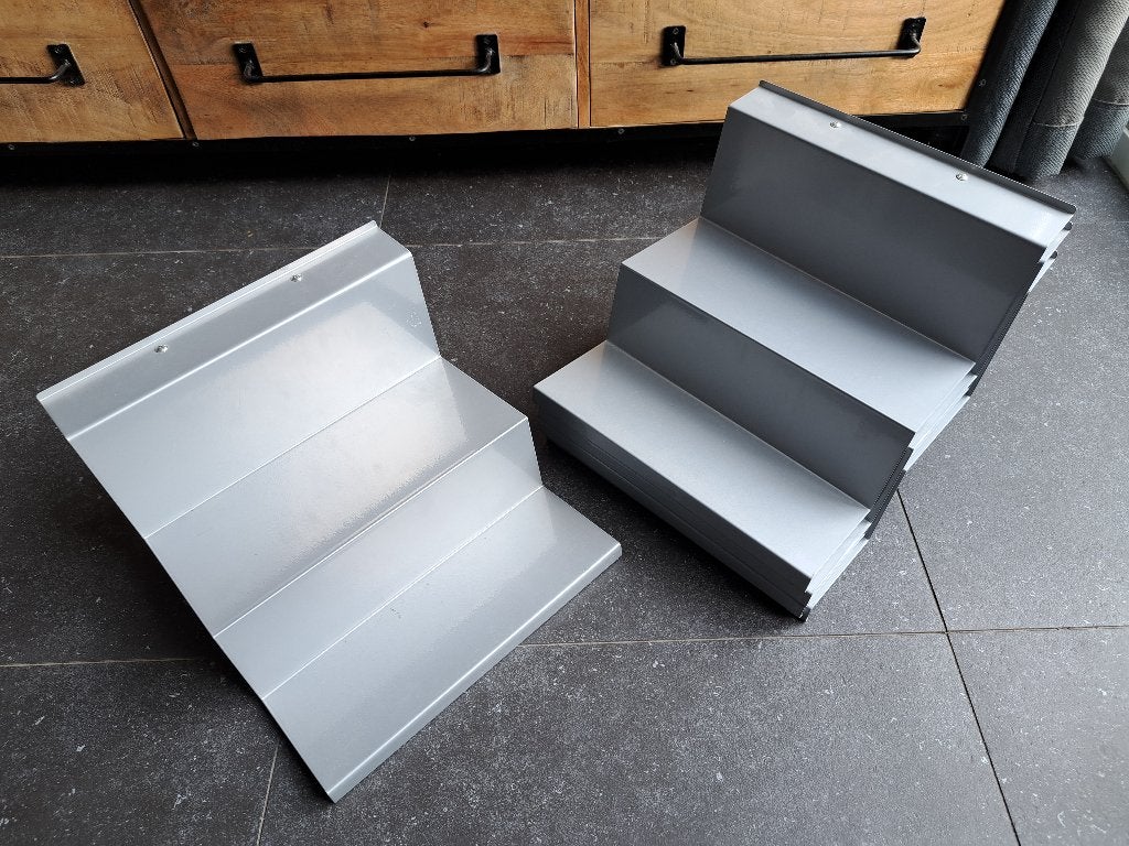 IKEA Bonde DVD/CD-rekken (5 stuks), Gebruikt, Ophalen of Verzenden, Metaal, 25 tot 75 discs