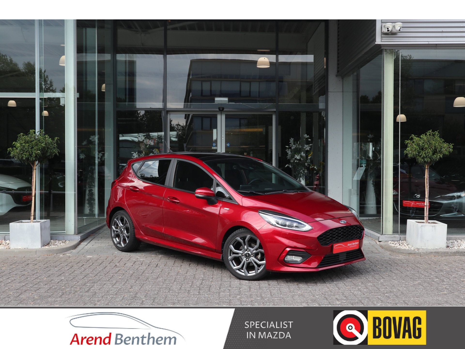 Ford Fiesta 1.0 EcoBoost ST-Line Clima / Pano / Stoel-Stuur, Voorwielaandrijving, Stof, Gebruikt, 1064 kg