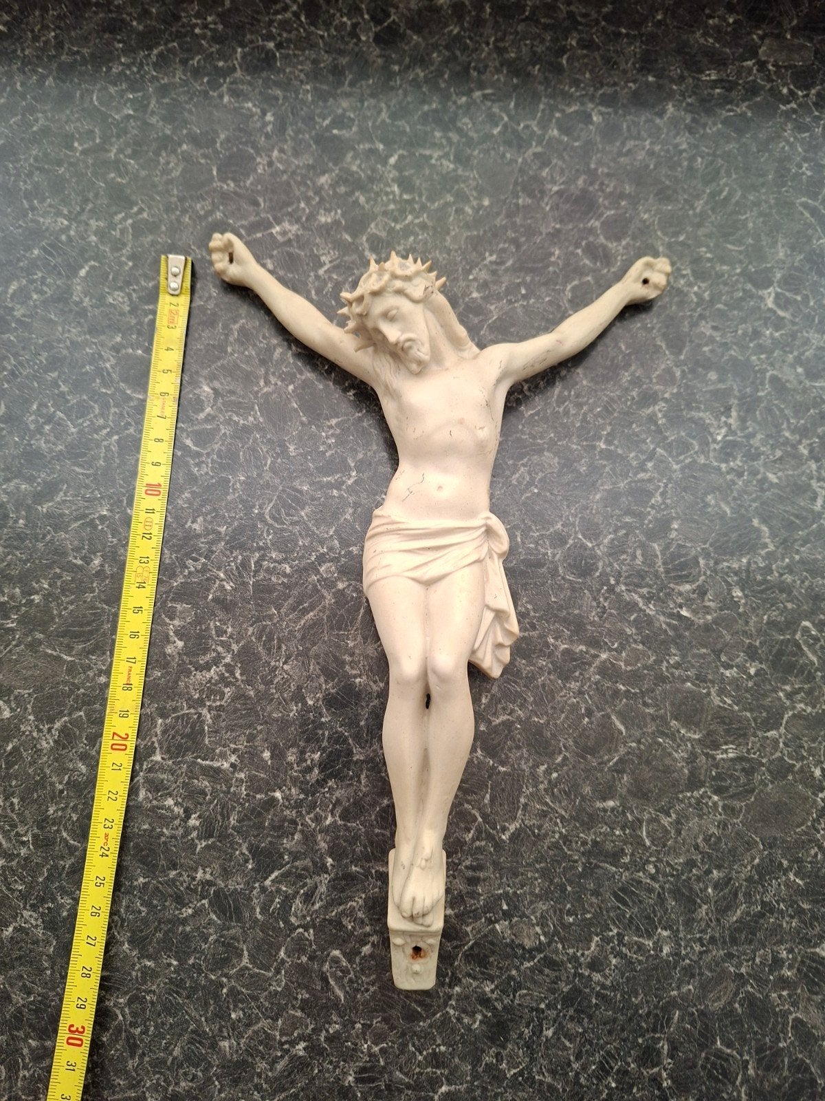 Vintage Christusbeeld - Gipsen Corpus, Ophalen of Verzenden