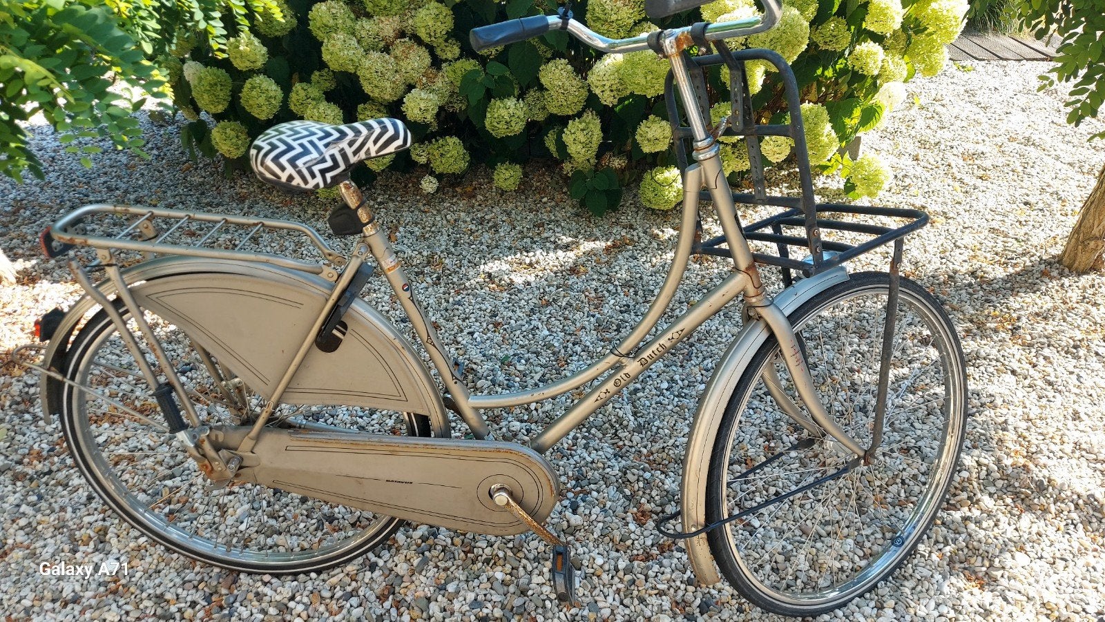 Gebruikte Gazelle transportfiets met voordrager, Fietsen en Brommers, Terugtraprem, Ophalen of Verzenden, Gazelle, 53 tot 56 cm