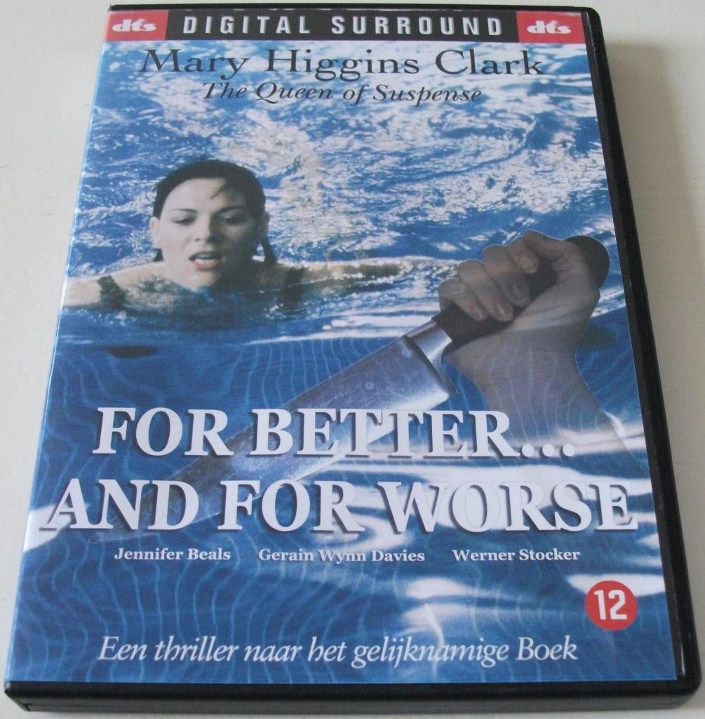 Dvd *** FOR BETTER...AND FOR WORSE *** Mary Higgins Clark, Vanaf 12 jaar, Ophalen of Verzenden, Zo goed als nieuw, Overige genres