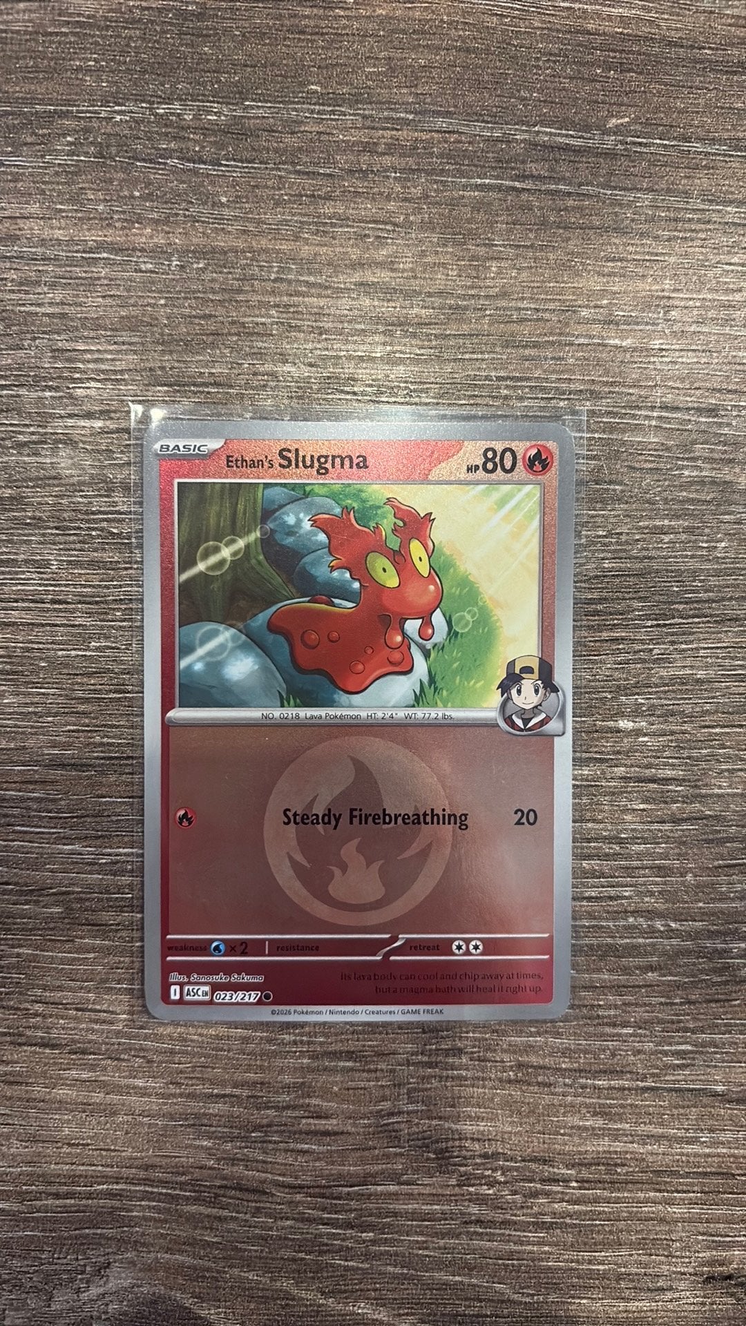 ASC Ethan’s Slugma 023/217 Energy Reverse holo, Ophalen of Verzenden, Zo goed als nieuw