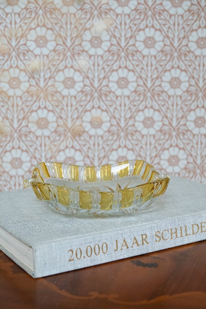 Walther glass schaaltje geel, Ophalen of Verzenden