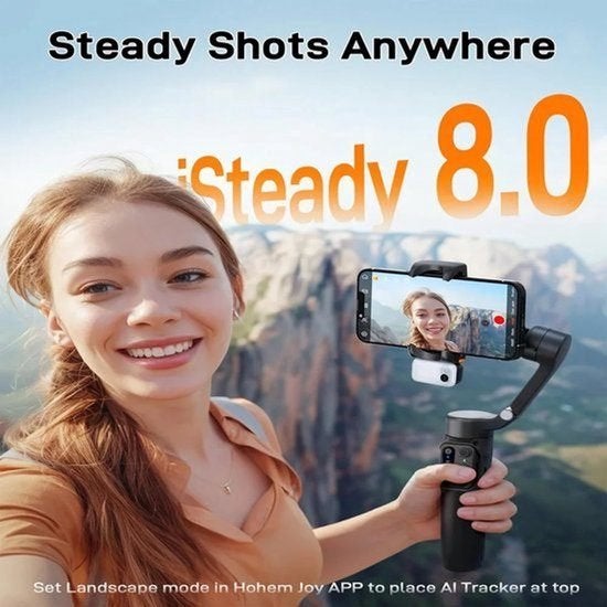 Gimbal Smartphone - Gimbal Voor Smartphone & Camera - Handhe, Corvance B.V., Verzenden, Nieuw, Corvancebol@gmail.com