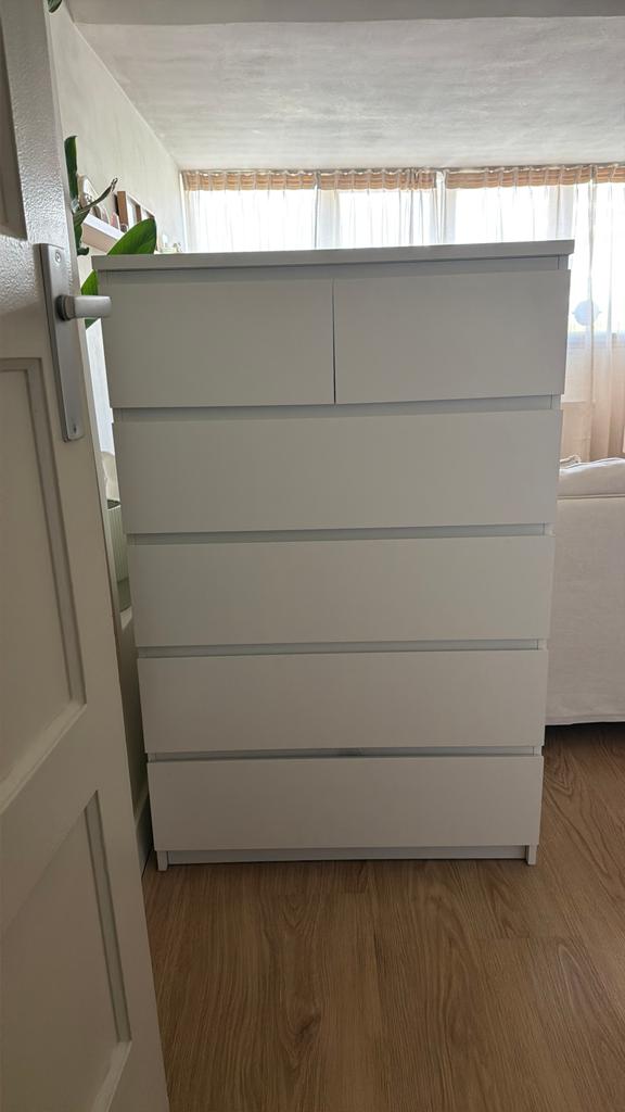 Ikea malm ladekast, Huis en Inrichting, Ophalen, Gebruikt, 5 laden of meer, 100 tot 150 cm