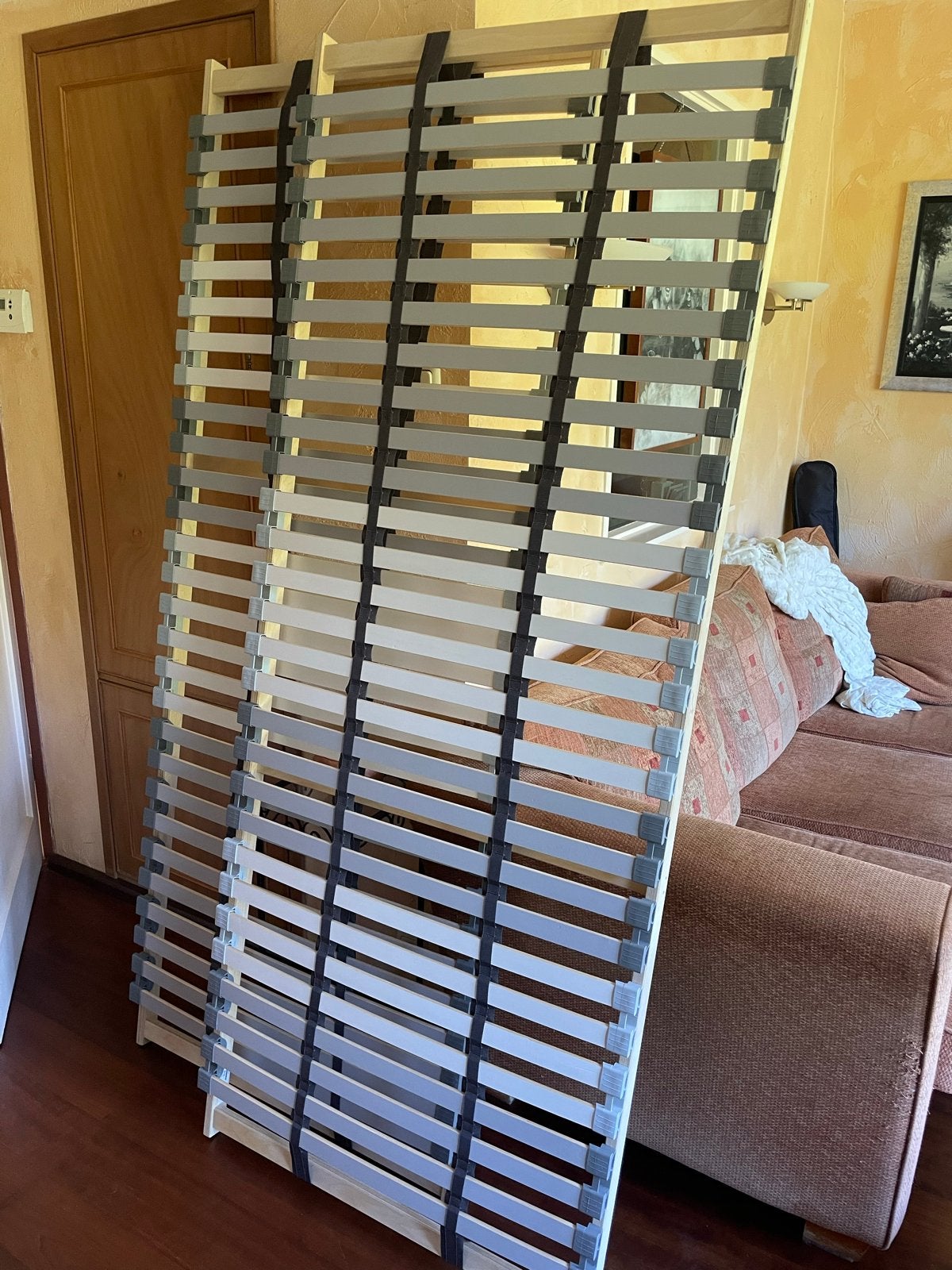 2 IKEA Lönset lattenbodem 80x200 cm, Ophalen, Gebruikt, Eenpersoons, Wit