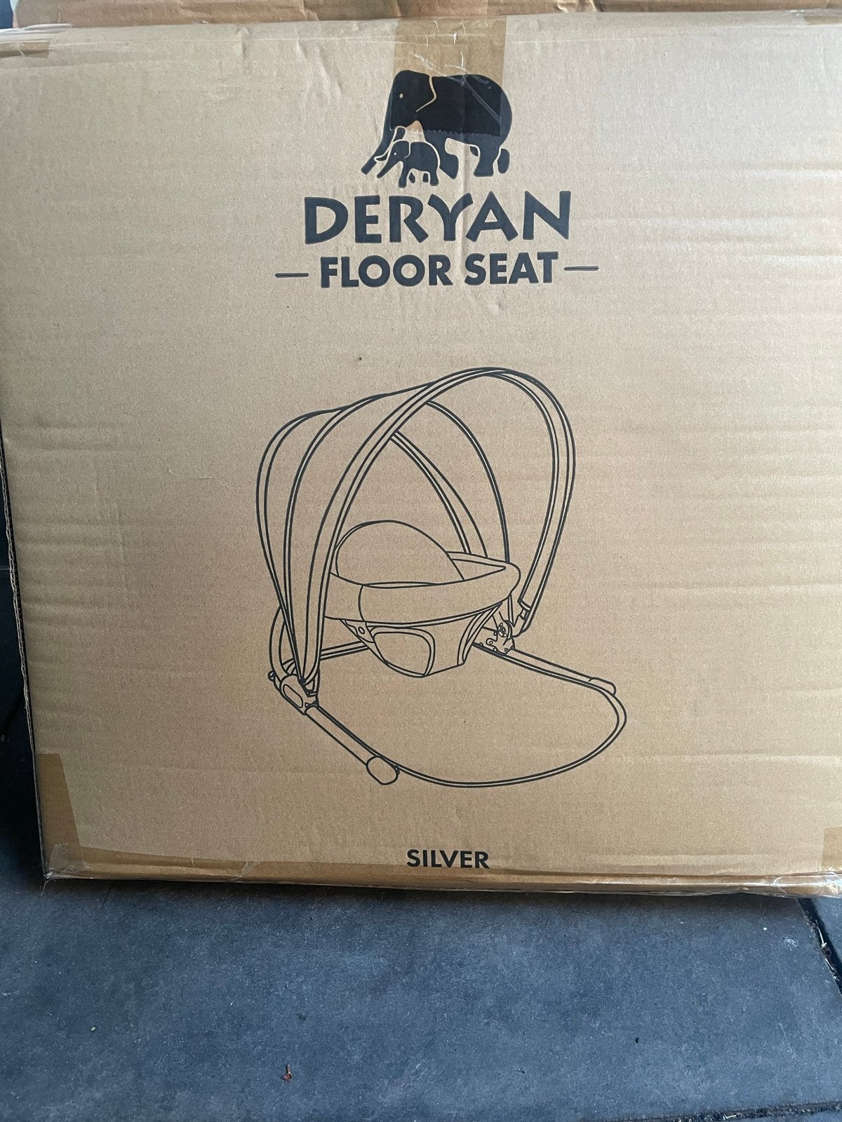 Deryan Floor Seat Silver - Nieuw in doos, Ophalen of Verzenden, Nieuw, Overige typen