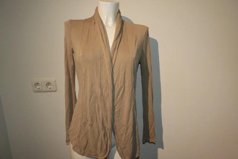 Marccain vest open vallend model mooie voorjaars tinten N3, Kleding | Dames, Maat 38/40 (M), Bruin, Verzenden, Zo goed als nieuw